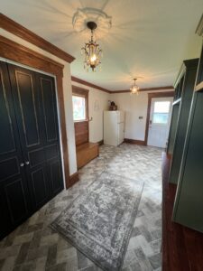 mudroom-brick-tile-new-drywall-built-in-lockers-olive-green
